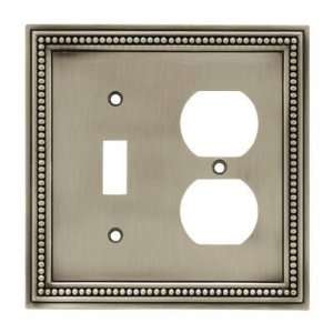 Wall Plate, Beaded Design, Single Switch & Duplex L 64766 
