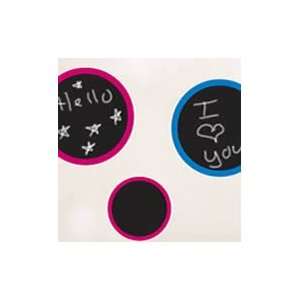 Color chalkboard Circles wall stencils (Set of 4)