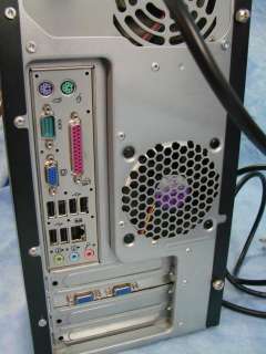   Processor Desktop Computer w Dual Acer Monitors Mouse Keyboard  