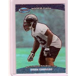  2004 Bowmans Best 90 Dwan Edwards (RC   Rookie   Football 