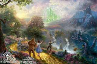 Thomas Kinkade Paintings Wizard of Oz   Emerald City RE  