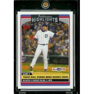   Topps Update #189 Kenny Rogers PH Detroit Tigers