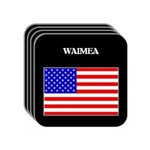  US Flag   Waimea, Hawaii (HI) Set of 4 Mini Mousepad 