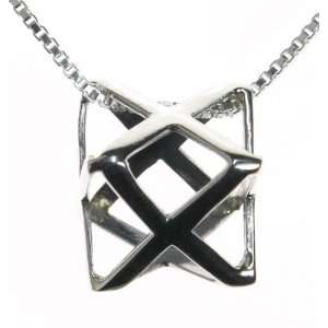  Merkaba Necklace   Kabbalah Symbol 