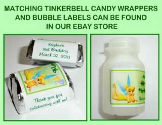 20 TINKERBELL BIRTHDAY PARTY FAVORS ~ WATER BOTTLE LABELS  