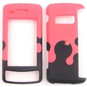 LG ENV Touch VX11000 Milk Drop, Pink and Black Hard Case 