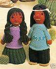 CUTE Navajo Dolls/ Toy/Decor/Croc​het Pattern