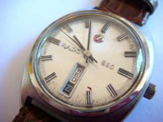   leather diameter without crown 35 mm crown dial hands is original