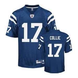  Austin Collie Blue Authentic Indianapolis Colts Jersey Size 