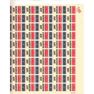 Salvation Army Full Sheet of 50 X 5 Cent Us Postage Stamp Scot #1267