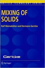 Mixing Of Solids, (0792362292), Ralf Weinekotter, Textbooks   Barnes 