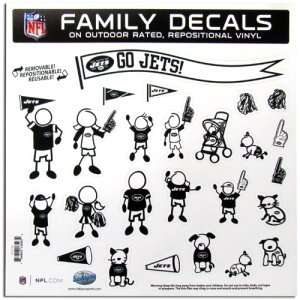  New York Jets NFL Family Car Decal Set (Large) Everything 