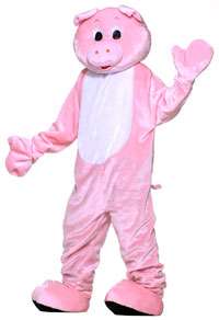 adult deluxe plush pig mascot costume animal costumes and mascots