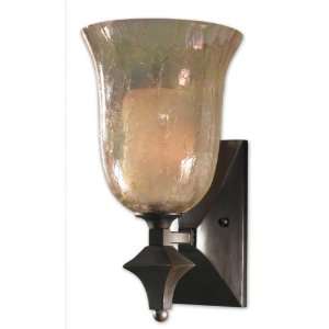 Uttermost 15.3 Inch Elba 1 Lt Wall Sconce Lighting Fixture Lightly 