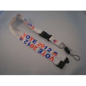   Election Lanyard With Safety Breakaway + J Hook and USB/Cell Phone