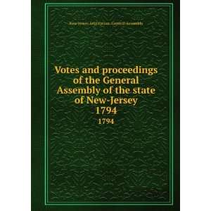  Votes and proceedings of the General Assembly of the state 