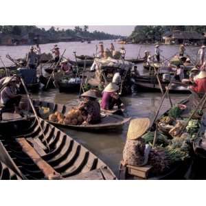  Floating Market on Mekong River, Mekong Delta, Vietnam 