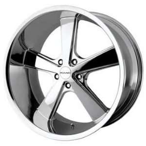 KMC KM701 20x8.5 Chrome Wheel / Rim 5x4.5 with a 35mm Offset and a 72 