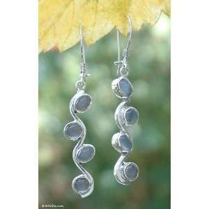  Moonstone earrings, Mystical Moon 0.2 W 2.1 L Jewelry