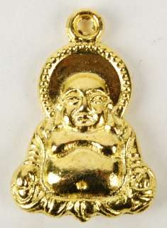   double sided pendant features the fat buddha who is admired for his