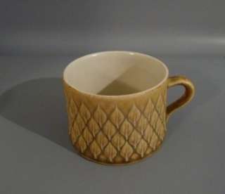 Vintage KRONJYDEN Denmark 1960s 6 cups RELIEF pattern  