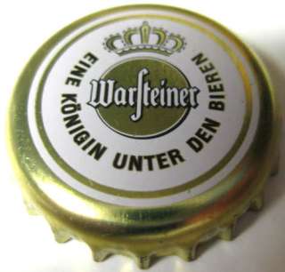 WARSTEINER BIER Beer CROWN, Bottle Cap with Crown, GERMANY  