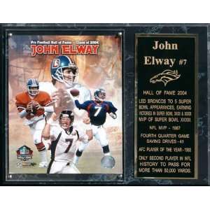  John Elway Sublimated 12x15 Plaque