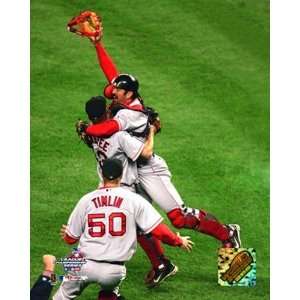  Jason Varitek / Alan Embree   `04 ALCS  Celebration Art 