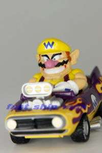Wario Nintendo Super mario Bros Mariokart figure car  