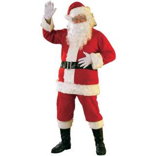 Flannel Santa Suit XL Adult Costume   MENS Christmas SANTA CLAUS   X 