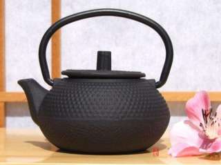 Water dropper Mini Cast Iron Teapot black Hobnail  