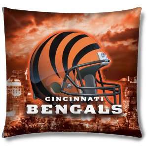 Cincinnati Bengals NFL Photo Real Toss Pillow (18 x18 )  