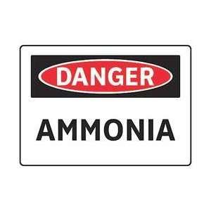   Danger Sign,7 X 10in,r And Bk/wht,amna   ELECTROMARK