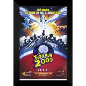  Pokemon 2000 The Power of One 27x40 FRAMED Movie Poster 