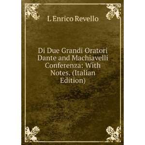   Conferenza With Notes. (Italian Edition) L Enrico Revello Books