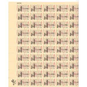 Radio Transmission Tower Full Sheet of 50 X 5 Cent Us Postage Stamps 