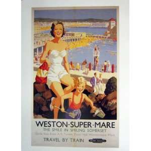   C1960 Weston Super Mare Advertisement British Railway