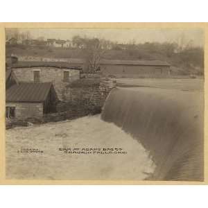  Dam,spillway,Adams Bag Co,Chagrin Falls,OH,c1890