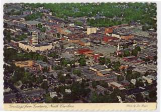 GASTONIA NC Aerial View z postcard  