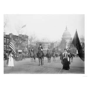 The Head of the Womens Suffrage Parade Photograph 