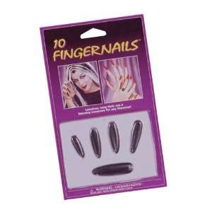  Fingernails Black Case Pack 4
