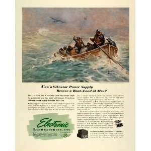   Radio Transmitter Rescue Lifeboats   Original Print Ad