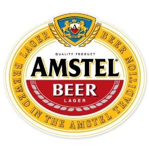  Amstel Lager Beer logo vinyl sign sticker decal 5 x 4 