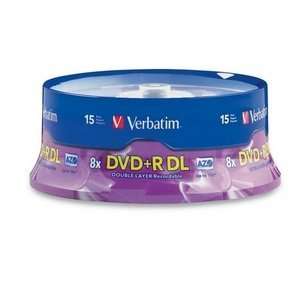 Verbatim Corporation, Inc 8x DVD+R DL Media Electronics