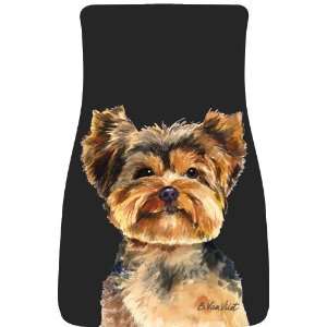   Terrier Car Mats (a pair) by Barbara Van Vliet 