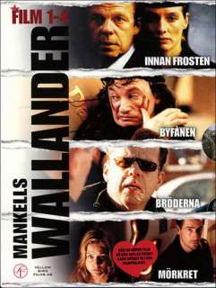 Wallander Series 1 4 NEW PAL 4 DVD Set Sweden  