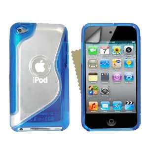  Stylish Blue S Line Silicone Gel Grip Case Cover For The 