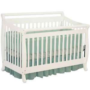  Amy Convertible Crib w/ Toddler Rail White Amy   AFG 4589W 
