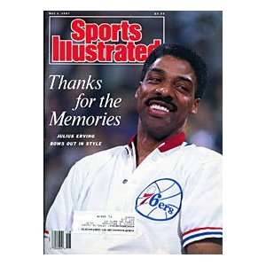  Julius Erving Unsigned Sports Illustrated Magazine   May 4 
