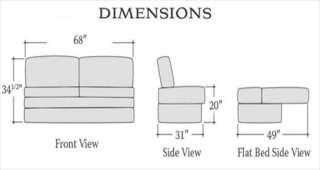 Belmont 68 RV Motorhome Furniture Sofa bed 22  